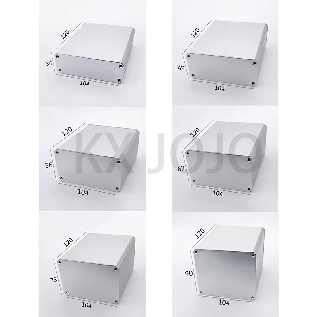 Diy Projects With Electronics - Aluminum Enclosure 104*36/46/56/63/73/90*120mm Box PCB Instrument