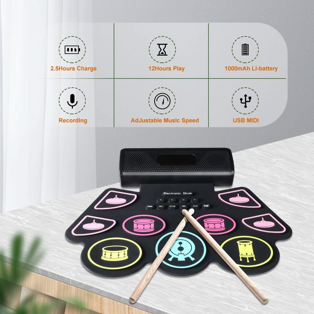 Digital Drum Set Silicone Port - Diy Electronics Projects For Adults recension och pris