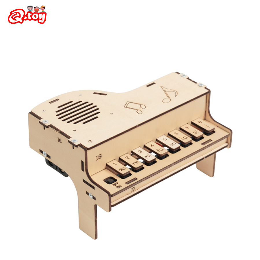 DIY Wooden Electronic Piano Mo - Diy Electronics Kits For Kids recension och pris