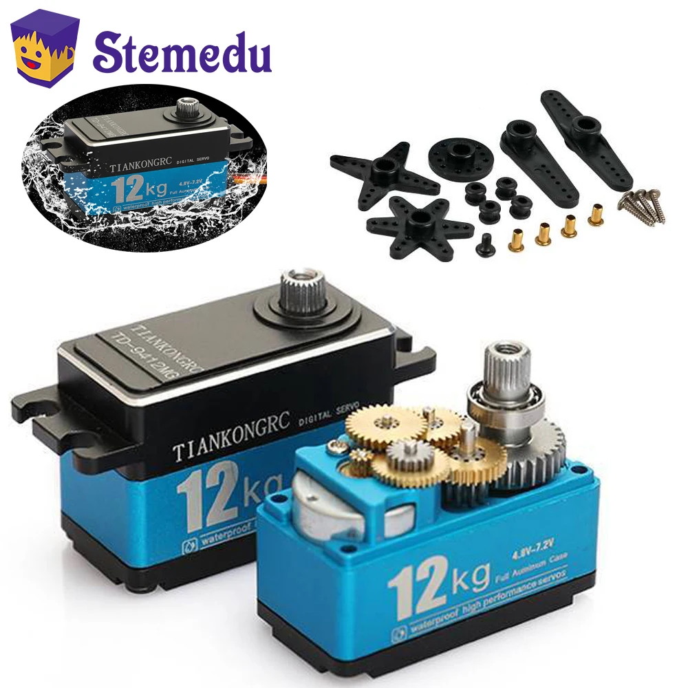12KG TD-9412MG High Torque Ful - Servo Motor Sg90 recension och pris