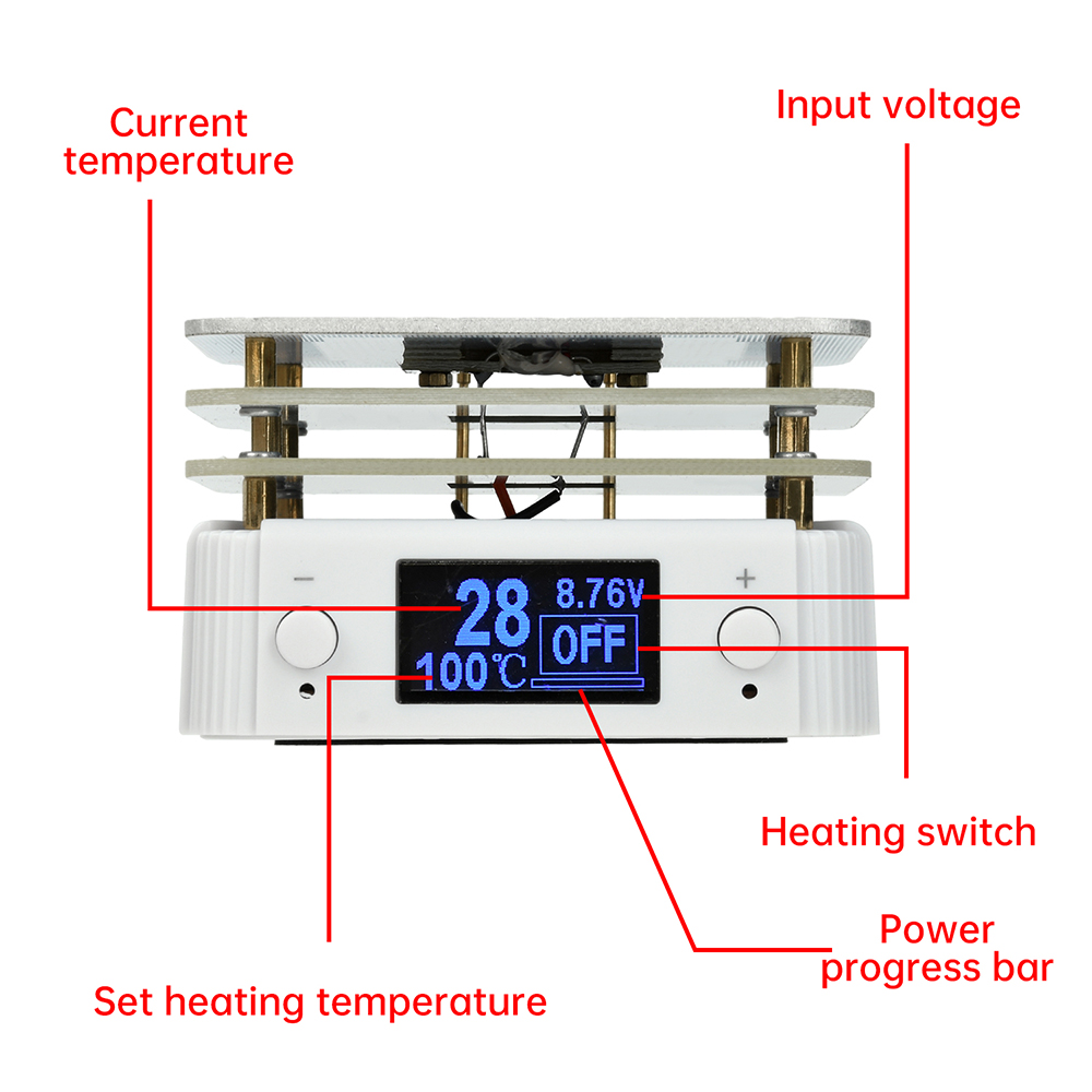 PD65W Mini Hot Plate SMD Prehe - Smd Solder Paste recension och pris