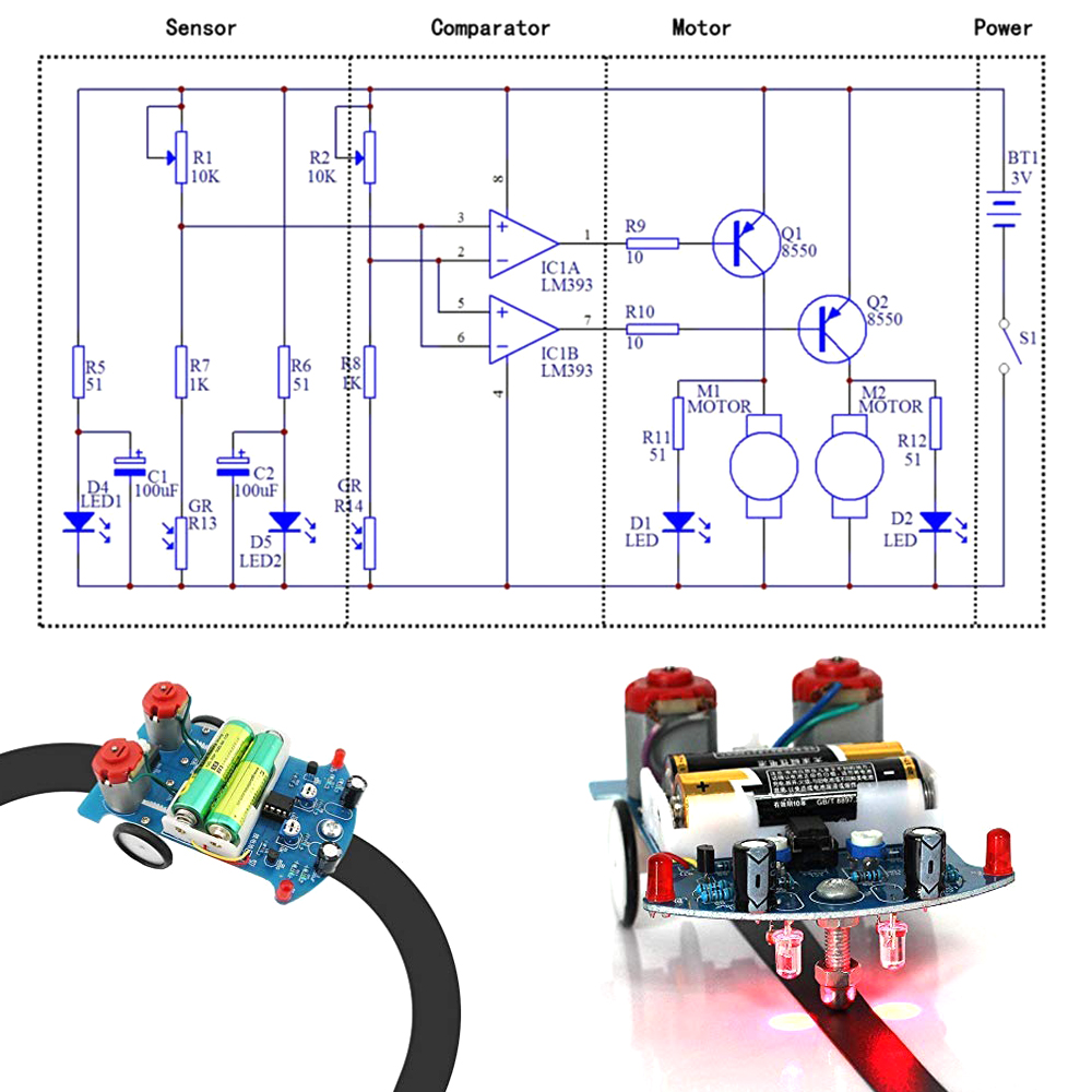Smart Car DIY Electronics Kit  - Diy Electronics Projects For Students recension och pris