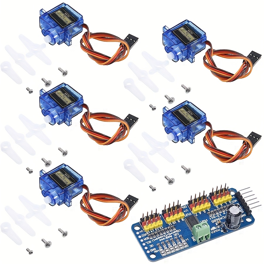 5pcs SG90 9G Servo Motors + 16 - Servo Motor Sg90 recension och pris