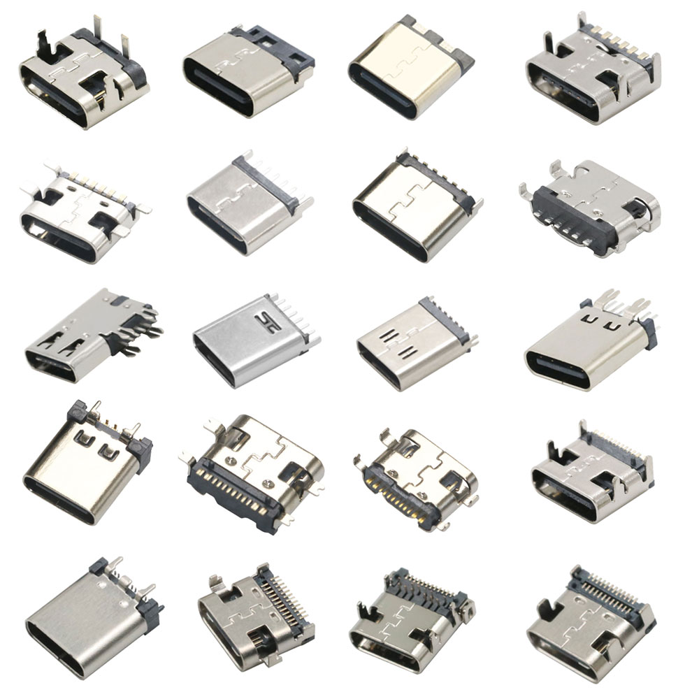 10Pcs USB Type C 2/6/16/24 Pin - Smd Solder Paste recension och pris