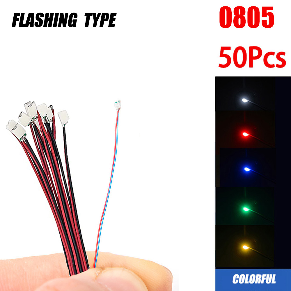 50Pcs/bag 0805 FLASHING LED SM - Smd Solder Paste recension och pris