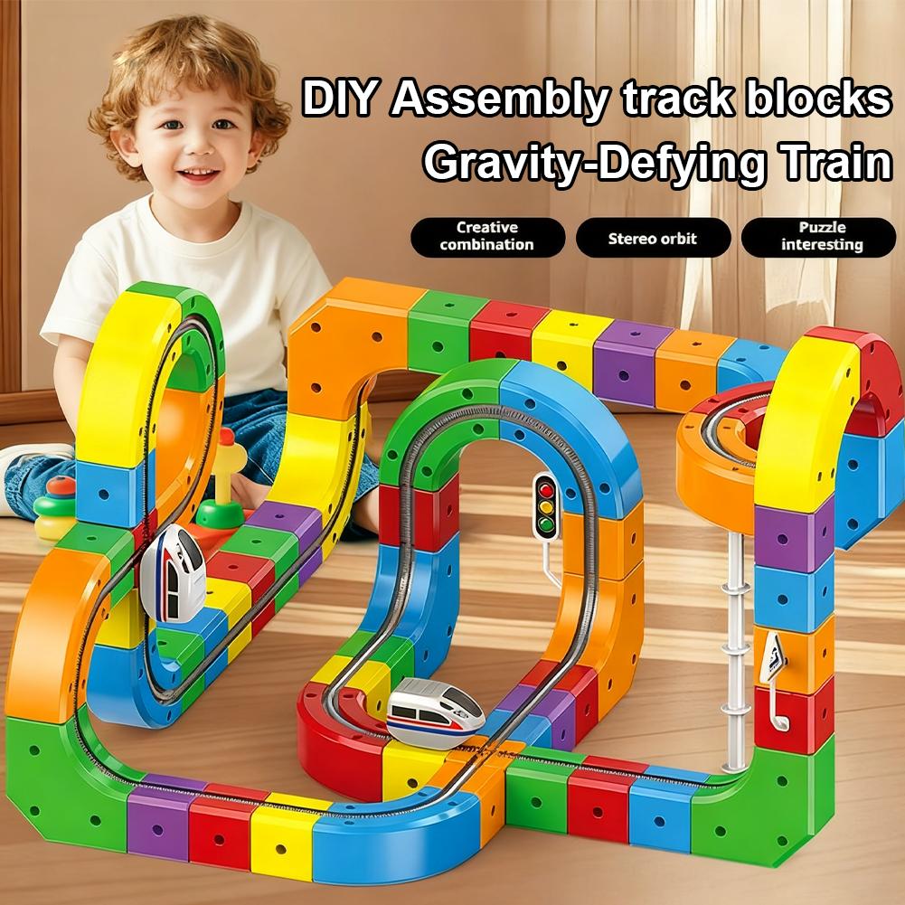 DIY Assembly Magic Track Train - Diy Electronics Toys recension och pris