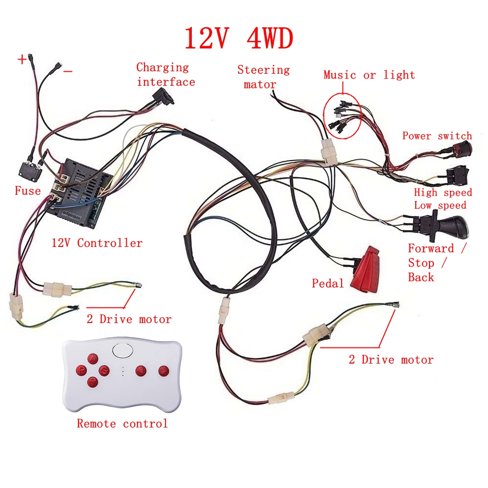 Child electric car DIY modifie - Diy Electronics Button recension och pris