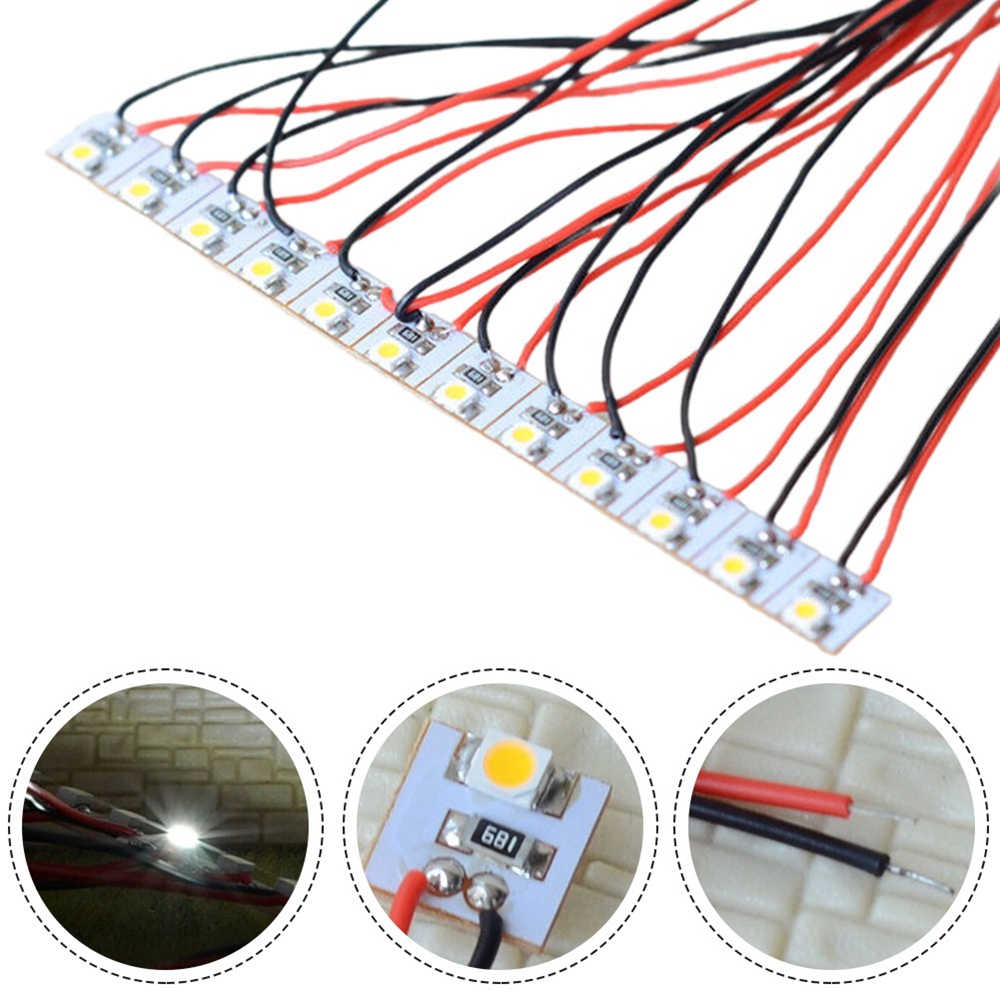 5/10/20pcs 3528 SMD Lamp Wired - Smd Solder Paste recension och pris