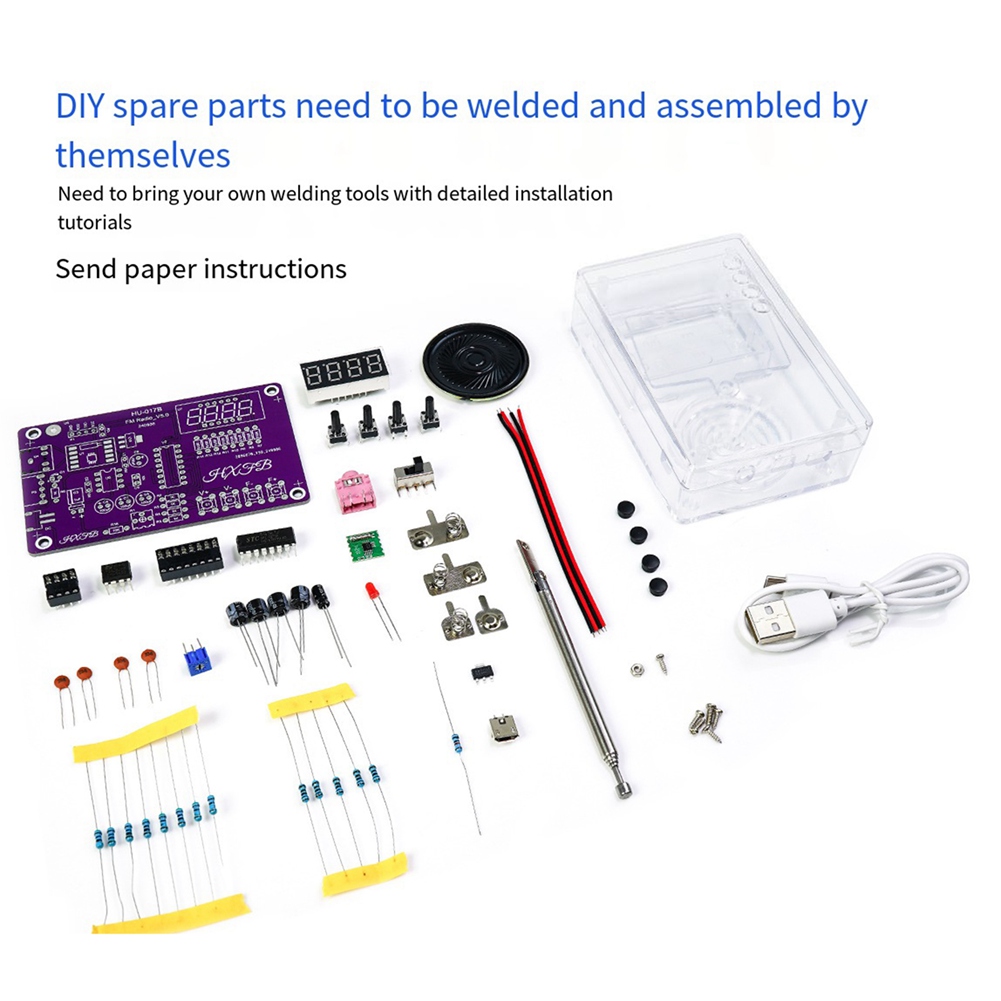 A72Z New HU-017B DIY FM Radio  - Diy Electronics Soldering Kit recension och pris