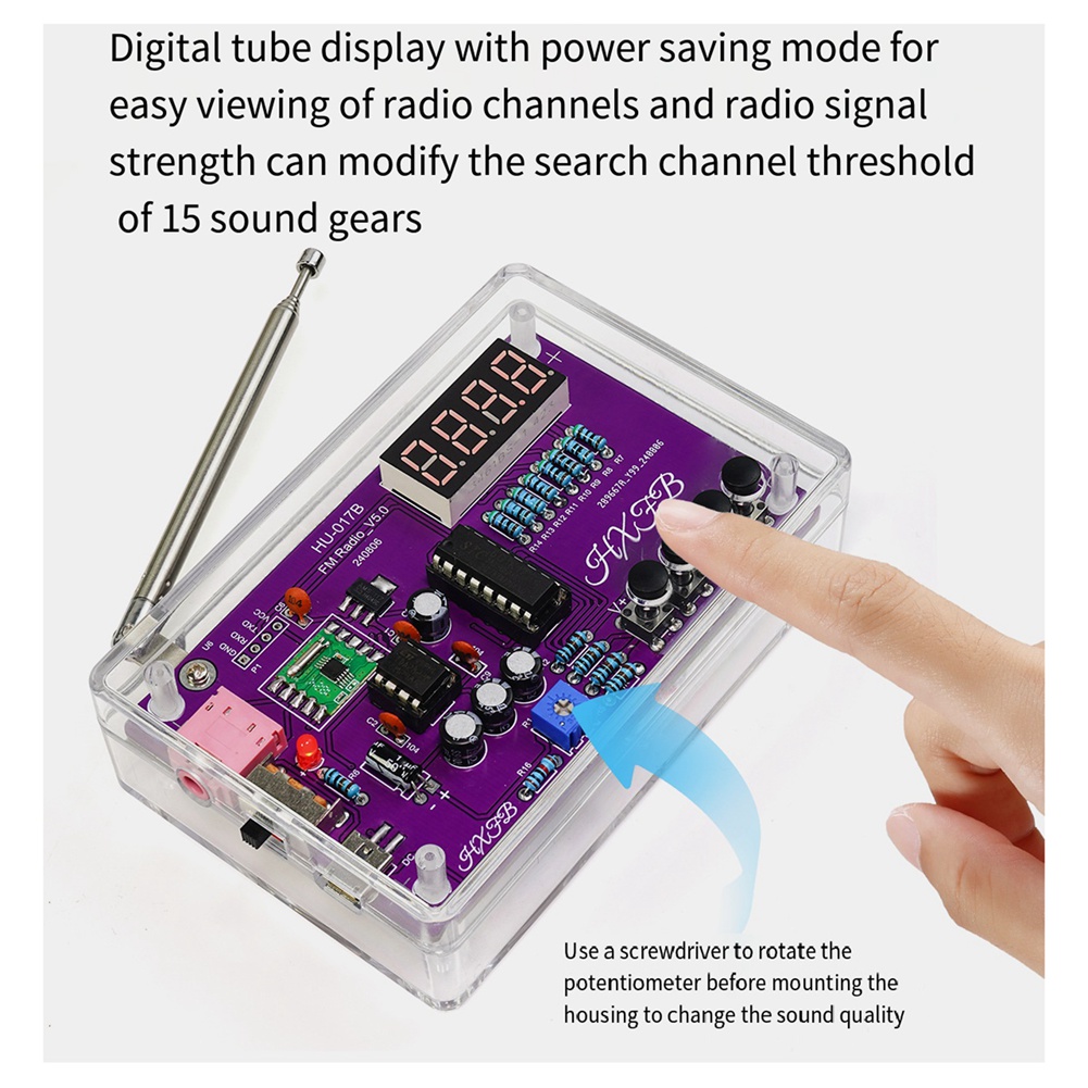 A72Z New HU-017B DIY FM Radio  - Diy Electronics Soldering Kit recension och pris