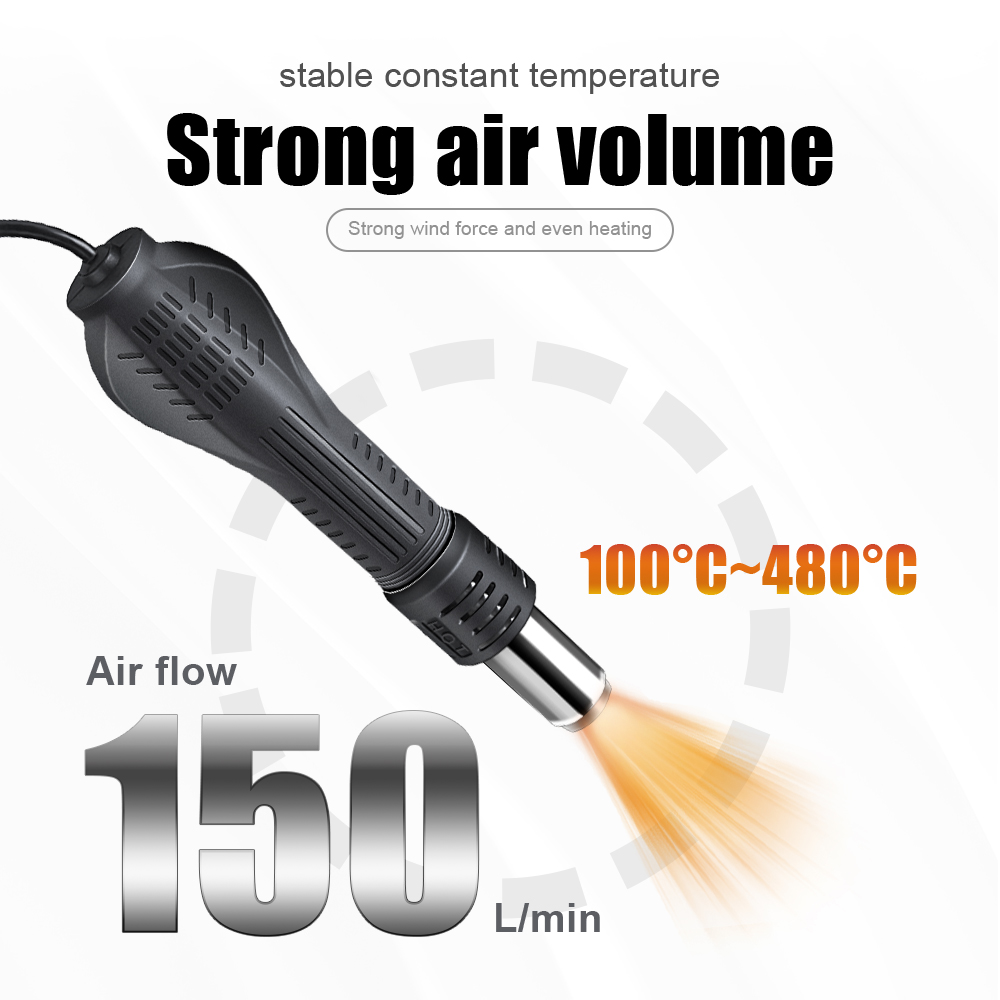 2 in 1 750W Hot Air Gun LCD Di - Diy Electronics Gadget recension och pris