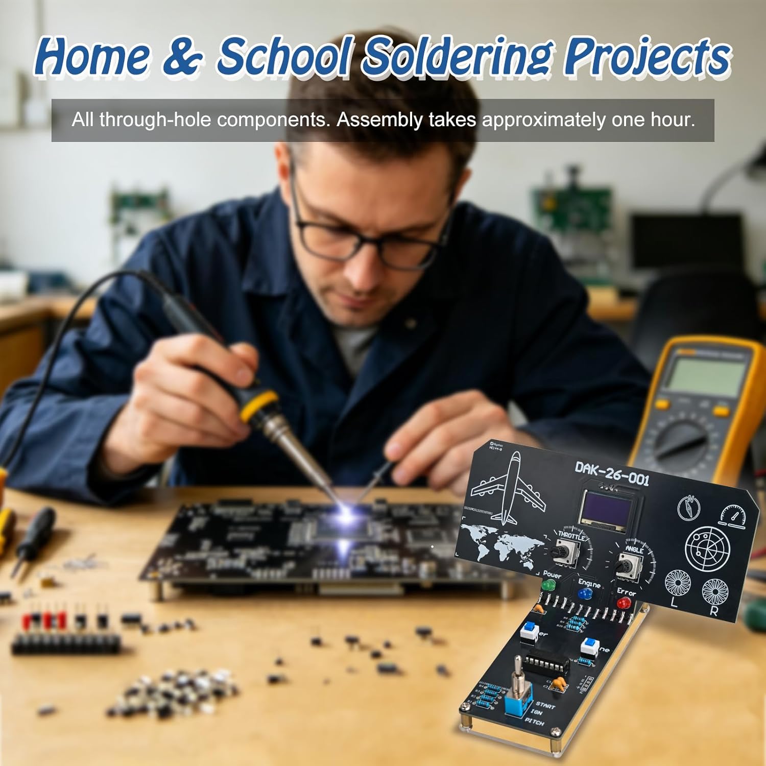 Flight Simulator DIY Soldering - Diy Electronics Projects For Students recension och pris