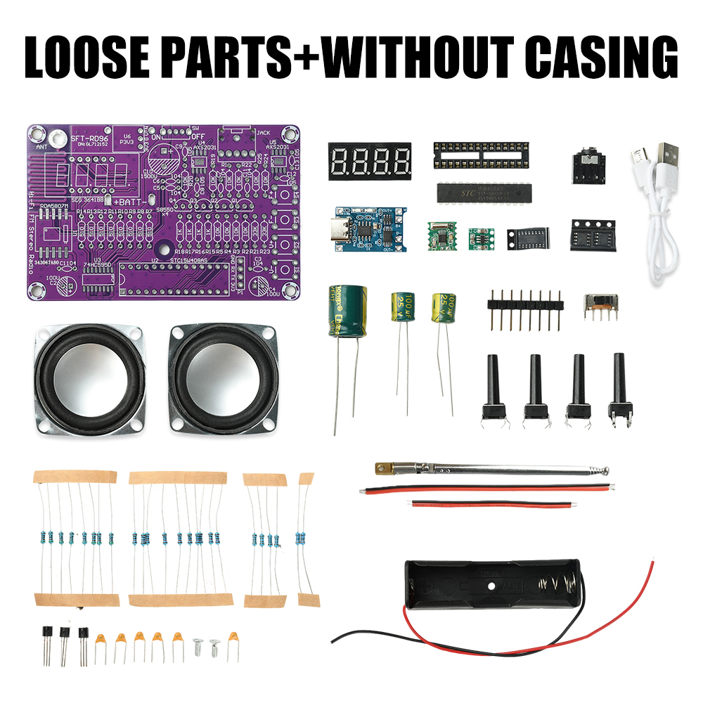 87.5-108MHz Dual-Channel FM Ra - Diy Audio Electronics Projects recension och pris