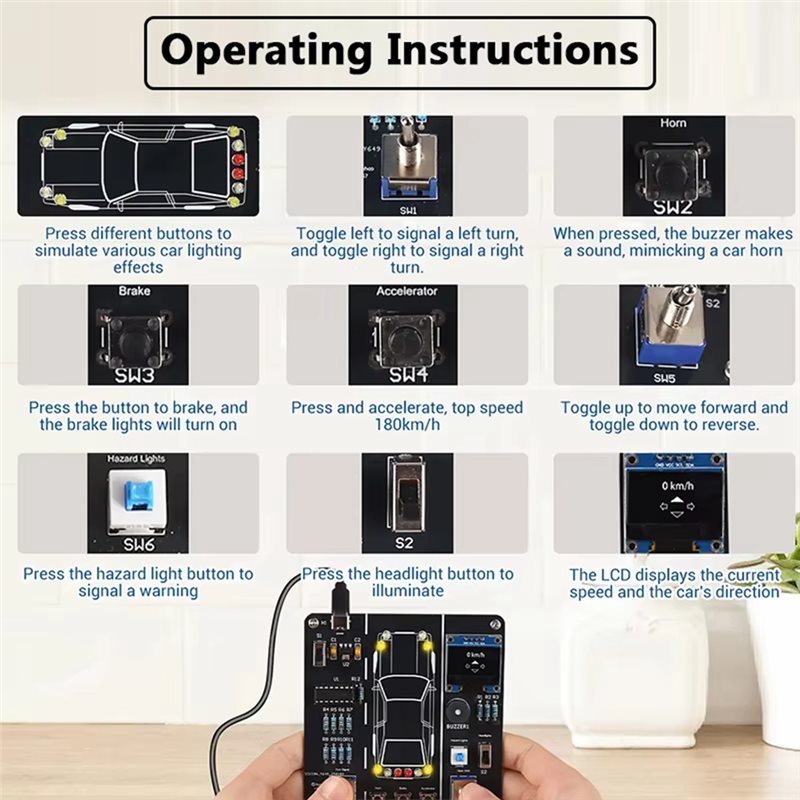 JABS-DIY Car Driving Simulatio - Diy Electronics Projects For Students recension och pris