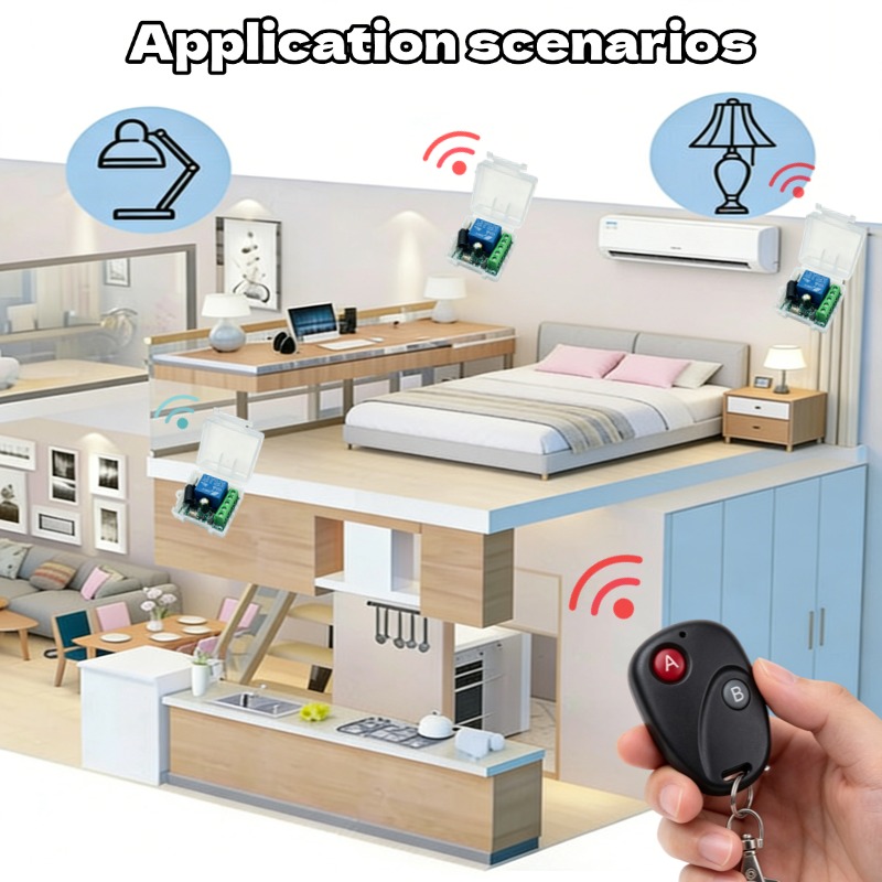 433 Mhz Universal Wireless Rem - Diy Electronic Modules recension och pris