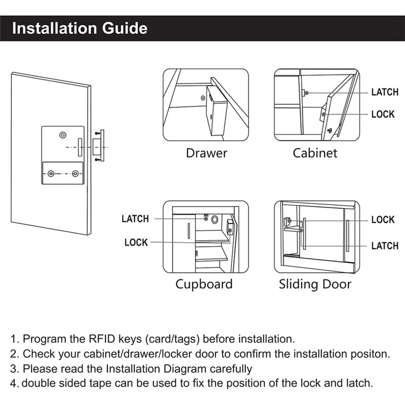 A98Z RFID Electronic Cabinet L - Diy Electronics Cabinet recension och pris