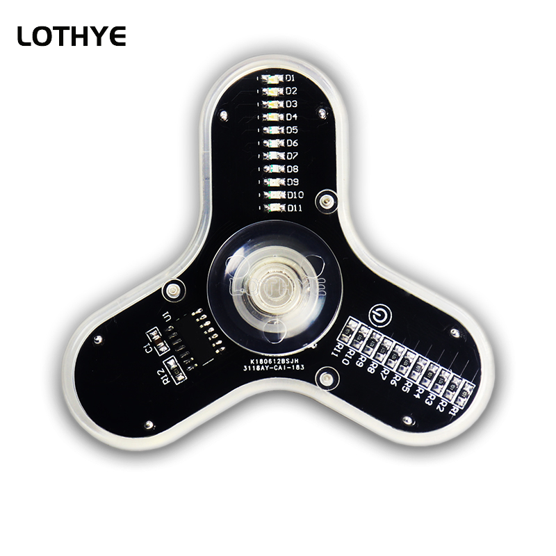 LED Fidget Spinner Manufacture - Diy Electronics Soldering Kit recension och pris
