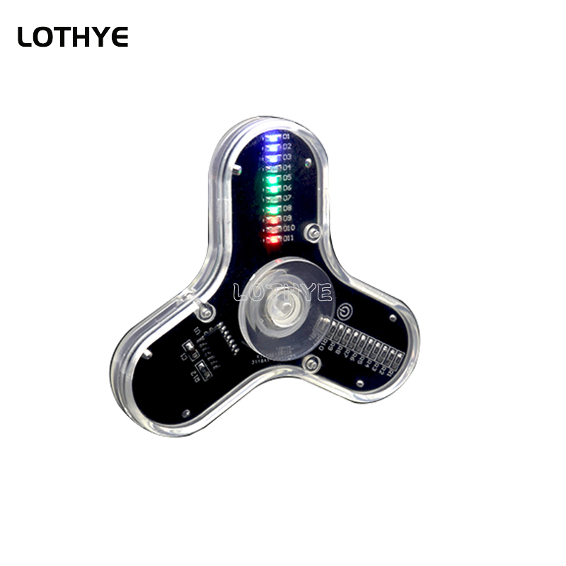 LED Fidget Spinner Manufacture - Diy Electronics Soldering Kit recension och pris