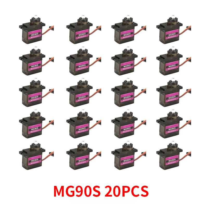 4/5/10/20PCS MG90S Metal Gear  - Servo Motor Sg90 recension och pris