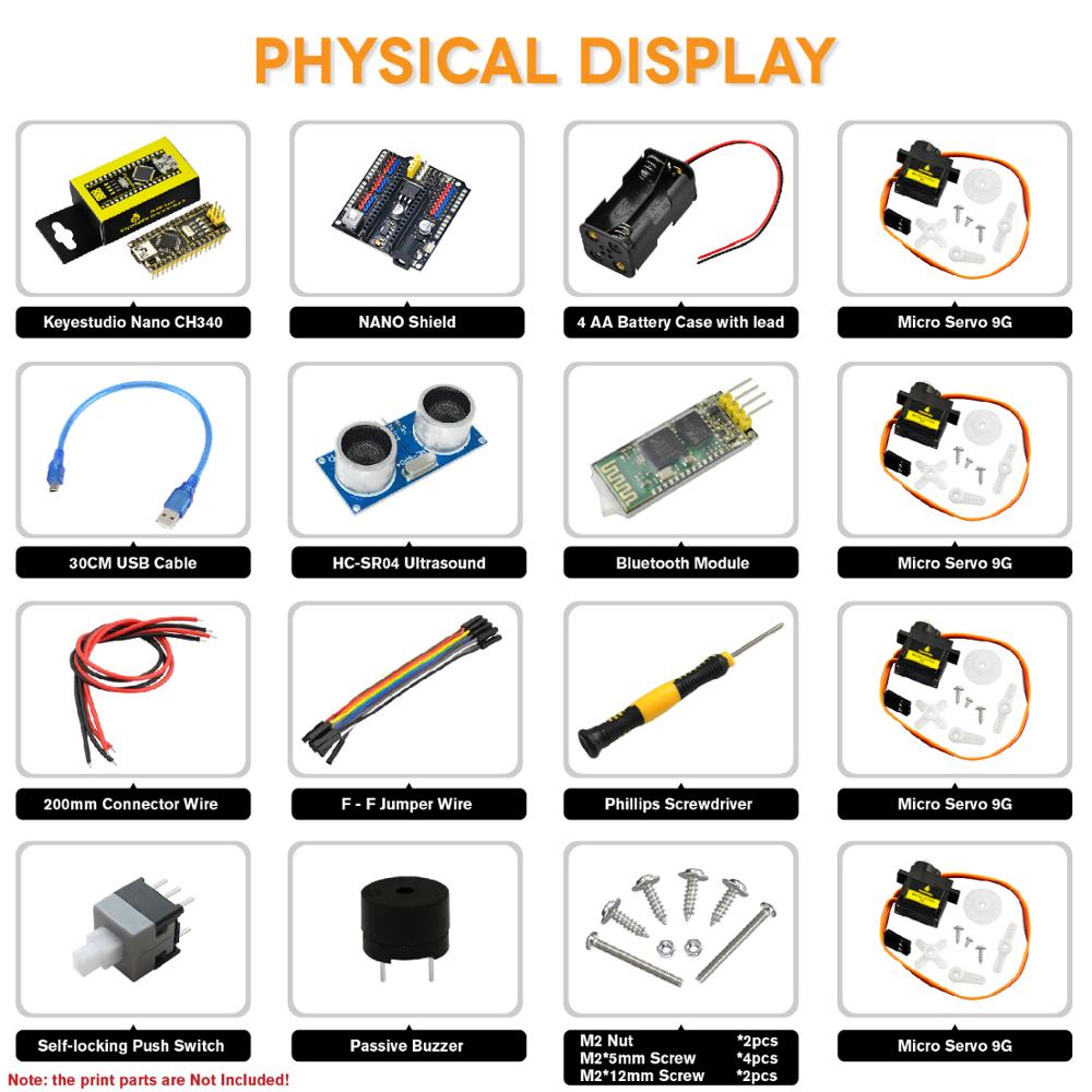 Keyestudio DIY Electronic Comp - Arduino Uno Starter Kit recension och pris