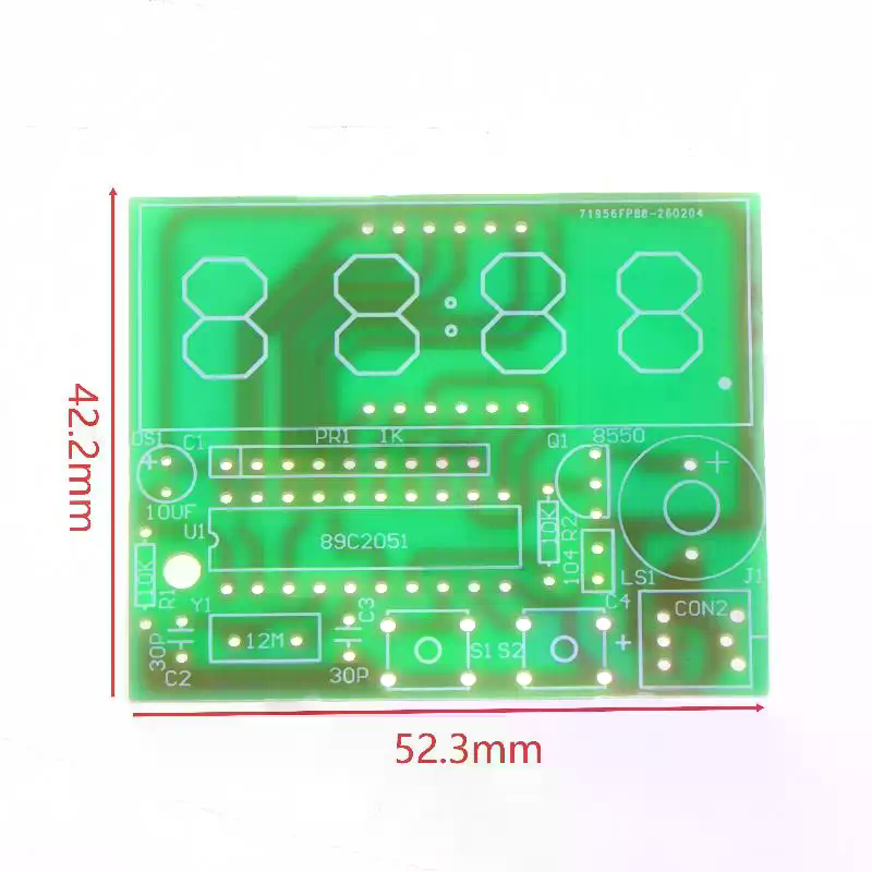 DIY Digital LED Clock Kit 4 Di - Diy Electronics Workshop recension och pris