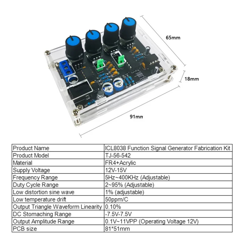 DIY ICL8038 Multifunctional Lo - Diy Electronics Kits For Kids recension och pris