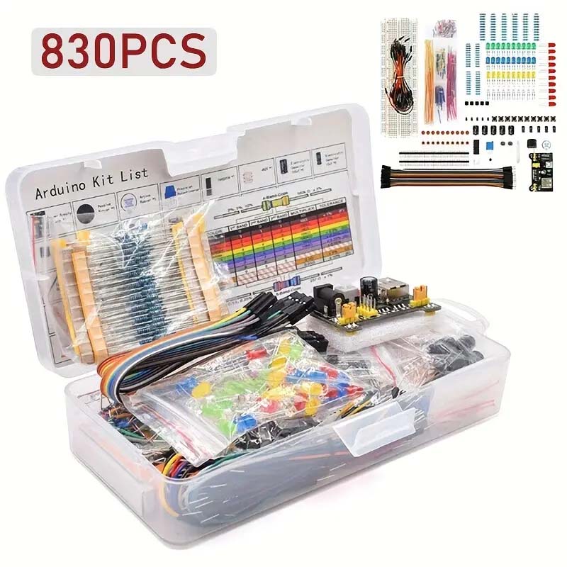 830Pcs/Box DIY Project Starter - Arduino Uno Starter Kit recension och pris