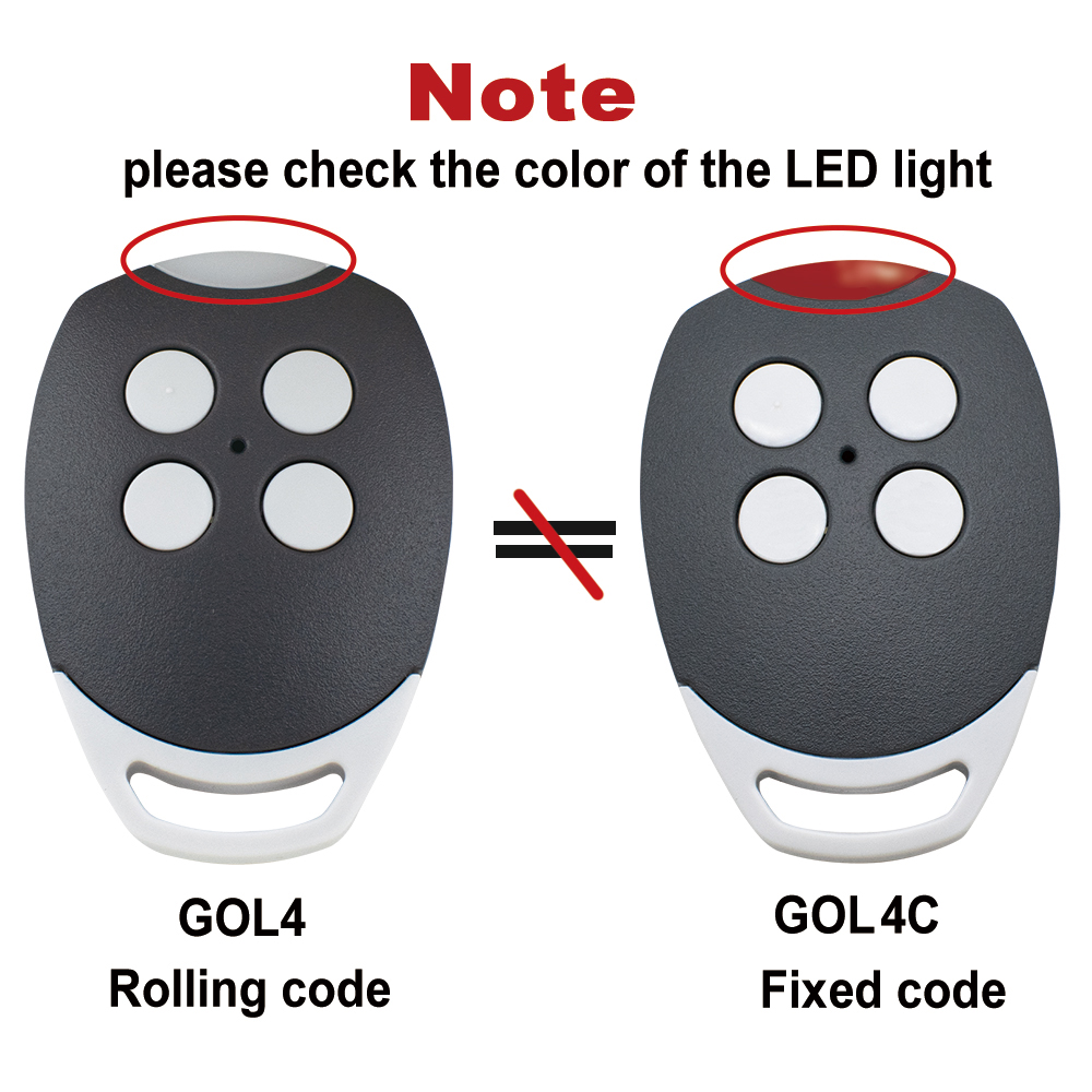 GOL4 4 Button Rolling Code 433 - Diy Electronics Button recension och pris