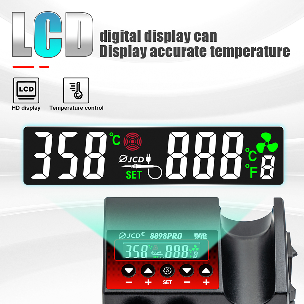 JCD 8898Pro Soldering Station  - Smd Solder Paste recension och pris