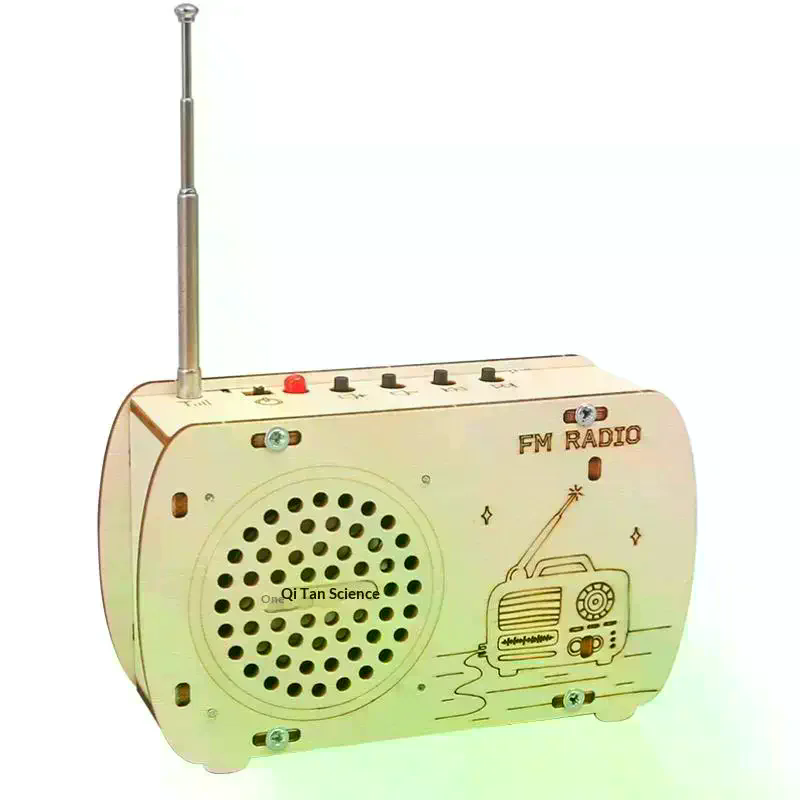/Cna/DIY Wooden FM Radio Kit V - Diy Electronics Projects For Students recension och pris