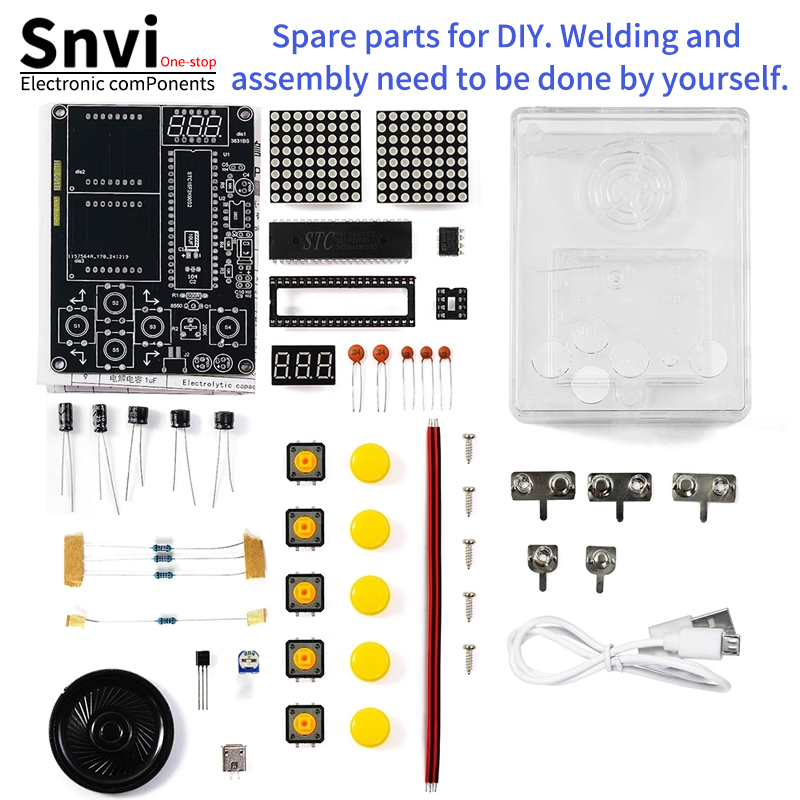 Snvi DIY Pixel Game Console Ki - Diy Electronics Kits For Kids recension och pris