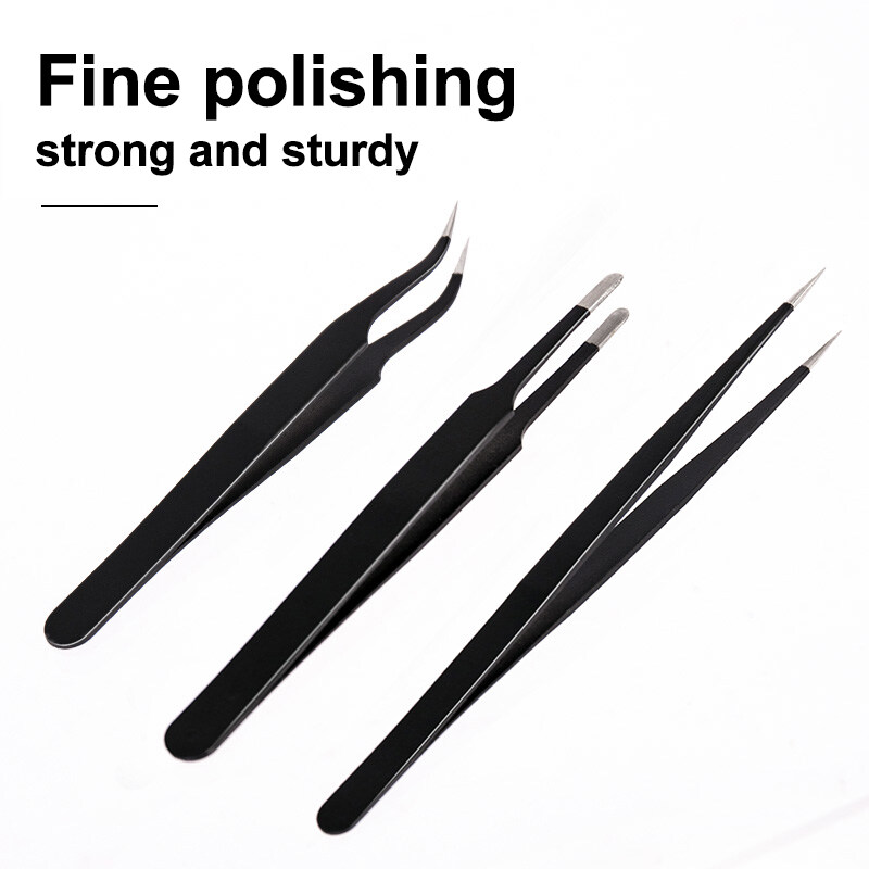 Deli 3PCS Tweezers Set Upgrade - Diy Electronics Soldering Kit recension och pris