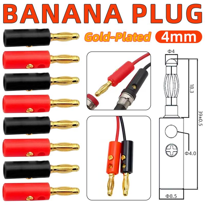 10Pcs 4MM Banana Plug Socket T - Diy Audio Electronics Projects recension och pris
