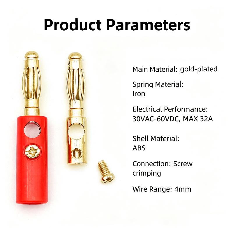 10Pcs 4MM Banana Plug Socket T - Diy Audio Electronics Projects recension och pris