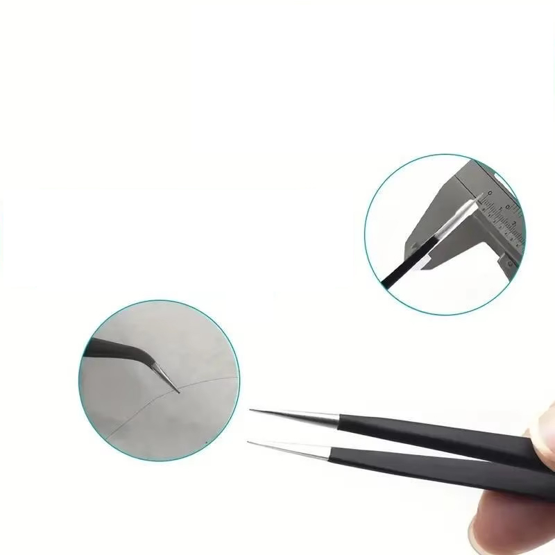 6pcs Precision Long Tweezers S - Diy Electronics Soldering Kit recension och pris